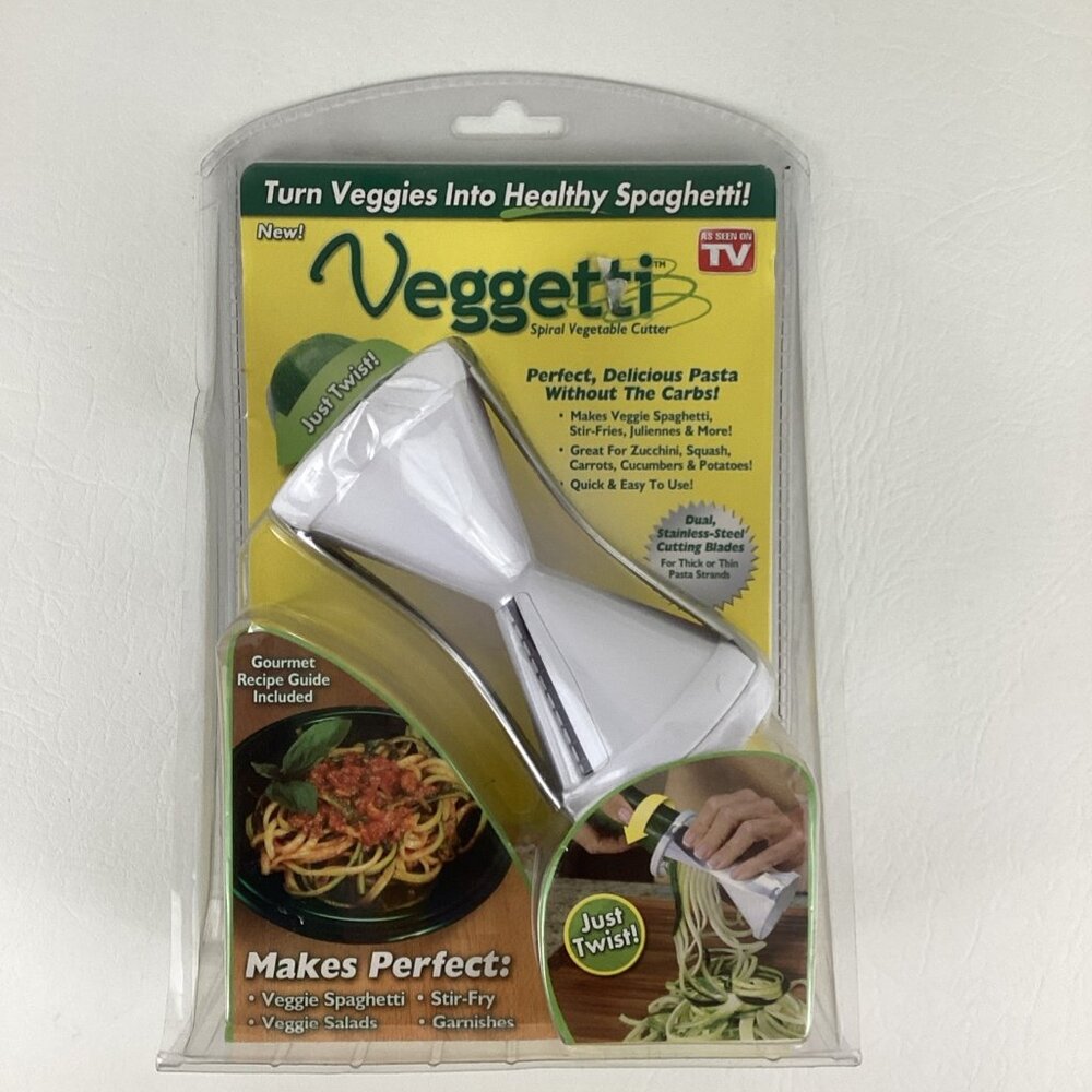 Veggetti Spiral Vegetable Cutter ASOTV Veggie Pasta Kitchen Gadget Tool New